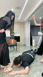 【麋鹿银儿】双S-连环耳光_踢裆_重度踢踹_拽发虐_膝盖顶裆bf48100封面图