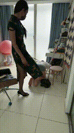 【苒溪】牵着狗链强迫做家务JS241213-31封面图