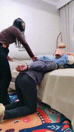 【阿雅】捆绑腿绞窒息_高跟踩_超狠抽打bf48004封面图