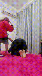 【阿霞】戒尺鞭子虐打_高跟肉丝踩JS241216-20封面图