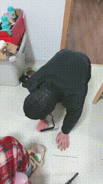 【柔柔】毛巾棉袜塞嘴踢踹虐家奴JS250116-15封面图