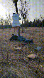 【沐颜】户外-遛狗驯化爬行_踩踏【双视角版】bf49364_1封面图