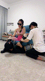 【南月女神】兄弟奴清理脏长靴白棉袜bf50936封面图