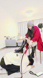 【薇薇】骑马清理脏长靴-重度鞭打JS250214-39封面图