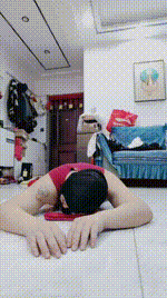 【李老师】短高跟黑丝全体重踩踏JS250220-8