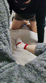 【小羊咩咩】毛巾棉袜踢裆踩虐蹂躏JS250111-14封面图