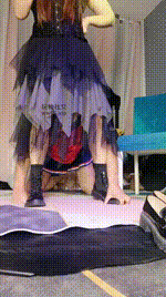 【美柠】长裙女神S-脏短靴脚下蹂躏JS250109-21封面图