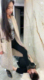 【麋鹿银儿】新素人系列3-踩头脸_坐头骑马bf49279封面图