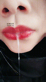 【兔粉粉】红唇口水诱惑250217-16封面图