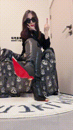 【夏夏】皮裤高跟长靴乳母绿帽250513-20封面图