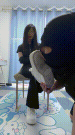 【林珥】小白鞋白棉袜气味辱JS250619-9封面图