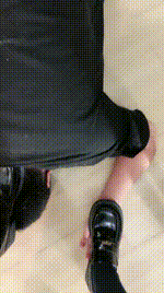 【小妈】皮鞋及膝袜碾压踩JS250602-25封面图