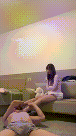 【米琦妙妙屋】白丝诱惑-臭脚丫恋足舔【双视角版】bf54459_1