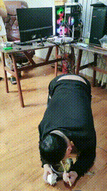 【九创】双S-囚禁狗笼-棉袜脚踩JS250327-42