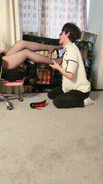 【梦幻大大】转胯狗爬-高跟美腿下跪伺候JS250414-10封面图