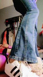 【美柠】贝壳头玉足踩-牛仔裤坐脸bf52921封面图