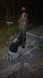 【冷颜】深夜户外遛狗犬化bf54747