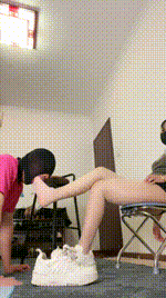 【米开朗】清理脏鞋底-品尝丝袜jio-圣水JS250725-2封面图