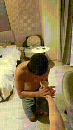 【沙悟净】反绑重度抽打-跪舔白袜JS250722-11封面图