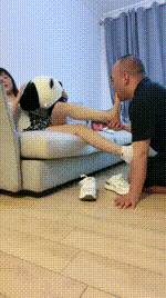 【西北傻子】运动后原味鞋袜玩贱奴JS250712-49封面图