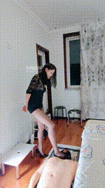 【诗诗】滴蜡-黑丝高跟踩JS250608-34