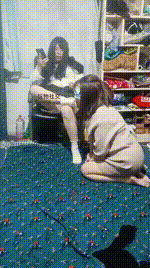 【伪娘和人妻】白袜脚踩蓬头垢面的狗JS250222-11封面图