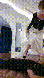 【淡颜】手铐捆绑-高跟凉鞋踩踏-抽耳光JS250205-22封面图