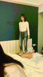 【千千】双S-高跟 小白鞋 白袜全体重踩踏bf49371封面图