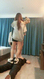 【欣婷】3S-小白鞋白袜 高跟踩踏【三视角版】bf45957_3封面图