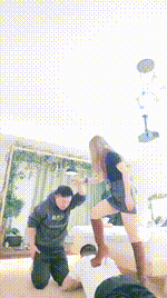 【淡颜】兄弟奴-高跟长靴踩踏_狠抽耳光JS250124-4封面图