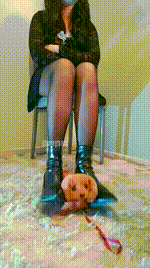 【闪闪】短靴黑丝踩脚垫奴JS251125-28封面图