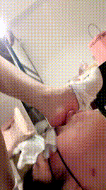 【小渔】腿夹窒息-白袜脚踩bf59599